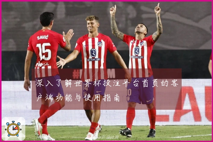 深入了解世界杯投注平台首页的客户端功能与使用指南